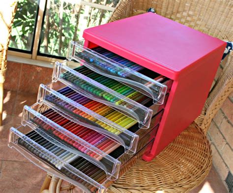 containers for pencil art supplies